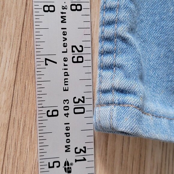 Vintage Levis Orange Tab Jeans Mens 38 x 32 Denim Straight Stretch Blue USA Made - Picture 14 of 16